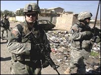 Soldado dos EUA no Iraque