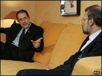 علی لاریجانی، خاویر سولانا