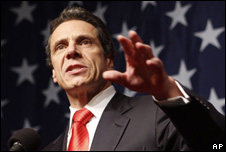 New York's attorney general Andrew Cuomo