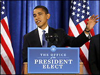 Tổng thống tân cử Barak Obama