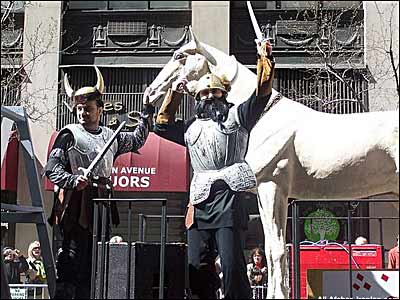 جشن نوروزی ایرانیان در خیابان های نیویورک