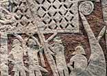 Detail of a picture stone depicting a Viking ship, from the Isle of Gotland; Historiska Museet, Stockholm