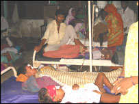 अस्पताल में बच्चे