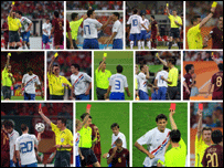 Valentin Ivanov dá cartão amarelo ao português Deco