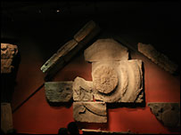 古罗马遗迹的残片