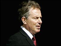 Primeiro-ministro britânico Tony Blair