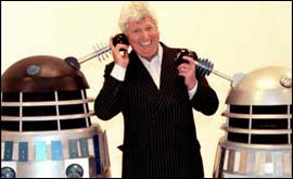 Tom Baker and daleks