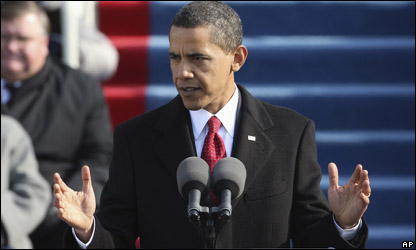 Obama faz discurso de posse em Washington (AP)