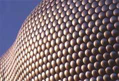 Image: Exterior of the new Selfridges building, Birmingham. Courtesy of Future Systems