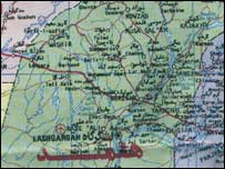 نقشه افغانستان