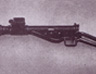 Sten gun with silencer