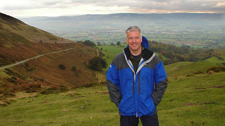 Derek at the start of the walk