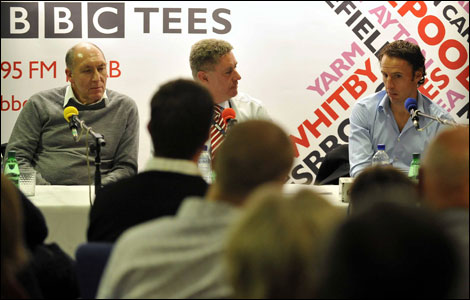 Keith Lamb, Ali Brownlee and Gareth Southgate