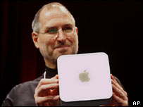 استيو جابز مک مينی را نشان می دهد