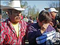 بستگان قربانيان