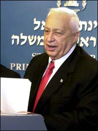 اسرائیلی وزیراعظم ایریئل شیرون