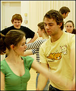 Oklahoma in rehearsal!