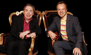 Andrew Lloyd Webber and Graham Norton, Any Dream Will Do set