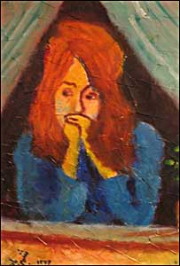 یک اثر نقاشی ازشهين بارور 