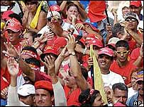 Chavez taraftarları 