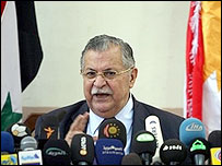 Irak Cumhurbaşkanı Celal Talabani