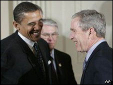 بوش و اوباما