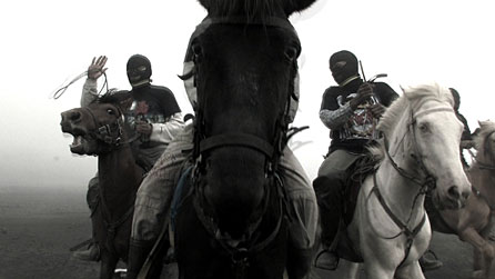 Video still from The Horsemen of Bromo, Mount Bromo, East Java, Indonesia (2007)