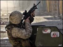 Soldado americano em Fallujah