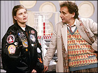 Ace (sophie Aldred) & the Doctor (Sylvester McCoy)