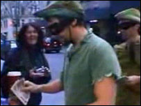 'Robin Hood' no parque