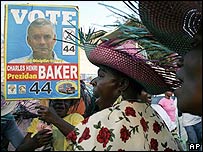 Comício de Charles Henri Baker em Porto Príncipe