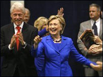 Hai vợ chồng nhà Clinton tại Scranton