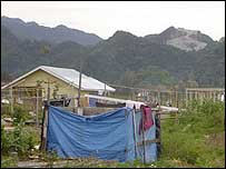 acampamento provisório de Lhok Nga