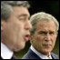 Gordon Brown e George W. Bush