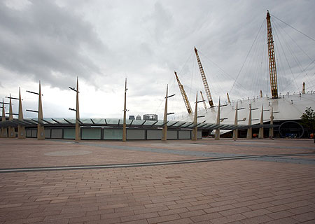 The o2 entrance