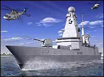 O britânico Type 45