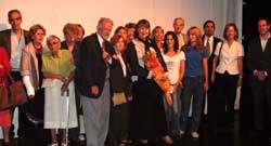 Susan Wilkinson gyda rhai o ddisgynyddion y Cymry cynnar