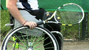 Спортсмен у візку