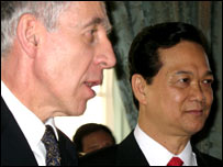 Bộ trưởng Jack Straw và Thủ tướng VN Nguyễn Tấn Dũng