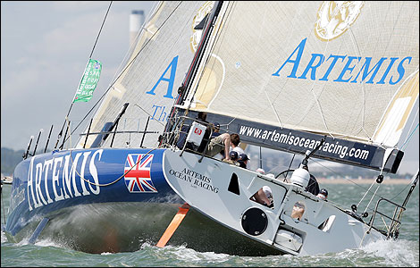 Open 60 in the Artemis Challenge