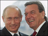 رهبران آلمان و روسیه