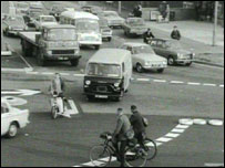 The Magic Roundabout in Swindon, 1972