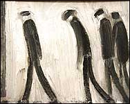 Four Men Walking by Theodore Major