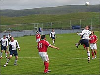 Football at 2005 Shetland Island Games