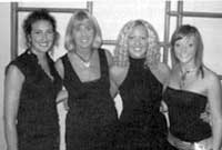 Faye, Linda, Amy a Sioned