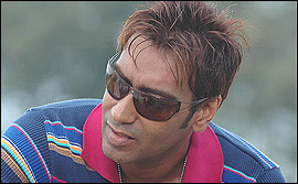 Ajay Devgan stars in the film Mehbooba.