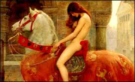 Lady Godiva painted by John Collier 