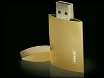 حافظه يو اس بی از جنس طلا