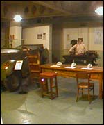 Virtual tour of one of the exhibition rooms in the MBRT