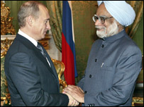 पुतिन-मनमोहन